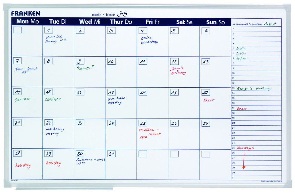 6 Fresh Ideas For Using Magnetic Monthly Planners At Work